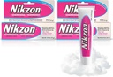 Crema emorroidi Nikzon | Doppio effetto per dolore e gonfiore, Numbs Irritated Area Anorectal, Soothing & Fast-Acting Formula, Trattamento emorroide a doppia azione, 0,9 Oz, 2-Pack
