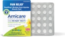 Boiron Arnicare Tablets per il sollievo del dolore dal dolore del muscolo, Soreness comune, gonfiore da lesioni o lesioni - 120 Conte