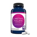 MD Life L-metilfolato 7.5 mg Supplemento - Professional-Grade Active L Methylfolate Supplemento - 120 capsule - L-metilfolato 7.5mg - Massima potenza MTHFR W/Aminoacidi essenziali