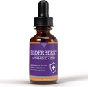 Vitamina C e Zinco | Integratore di supporto immunitario | Elderberry | Vitamina C con Zinco | Zinco e Vitamina C | Integratori di mirtillo | Vitamina C Zinco | Vitamine di mirtillo | 1 fl oz