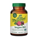 MegaFood Vegan Vitamin B12, vitamina B Supplemento con vitamina B6, B12 Vitamine e acido folico, supporta la produzione di energia cellulare, la salute del sistema nervoso e la funzione cardiovascolare - 30 compresse