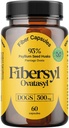 FiberSyl Ovatasyl Prebiotics for Dogs Digestive Health - Dog Fiber Supplements for Constipation Relief & Support - Psyllium Husk Seed for Dog' Digestion Problems - Dog Stool Hardener - 60 Capsule