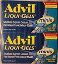 Advil Liqui-Gels Minis, 80 capsule per bottiglia (3 bottiglie)