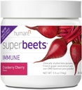 Polvere immunitaria di Superbeets di HumanN - Estratto di semi di Uva e Glucani Beta di Wellmune® - Sapore di ciliegia di mirtillo, 5.5-Oncia