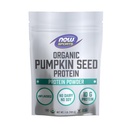 NOW Alimenti Nutrizione sportiva, Polvere organica di proteine di semi di zucca con 10g di proteine, Certificata Non OGM, Non aromatizzata, 1-Pound