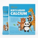 Integratore di calcio liquido per bambini senza età, per coltivare ossa, vitamina D, zinco e magnesio, con estratto di basso mare - Alto assorbimento, supporto immunitario, senza glutine - 25 ml (15 conteggio)