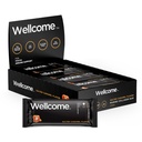 Wellcome Salted Caramel Marine Collagen Protein Bar con Reishi Mushroom per l'energia e il supporto immunitario - Adaptogenic Snack Bar - Dairy Free Health Bar per Functional Active Lifestyle (Pack of 12)