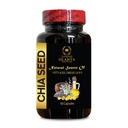 CHIA Seed Supplement - Alta fibra e proteine con Omega-3 Supplemento, Chia Seed Vitamin, Vegan chia Seed Oil, Chia Seed Oil softgels - 1 bottiglia