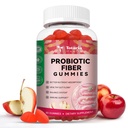 Totaria 9-in-1 Probiotic Fiber Gummies per Adulti & Teens 16G Fibra per Serve, Psyllium Fiber Supplement con 5 miliardi CFU Bacillus Coagulans, Inulina, ACV per Digestive & Gut Wellness - 60 Gummies