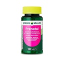 Multivitamina Prenatale della Valle di Primavera/Multiminerale per le donne incinte e infermieristica Compresse di integratori alimentari, 100 Conte +Sticker, Dri Store.