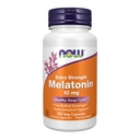 NOW Integratori alimentari, Melatonina, Resistenza extra 10 mg, Scavenger radicale libero*, Ciclo di sonno sano*, 100 capsule di Veg