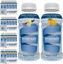 enterade AO 48 Bottiglie Arancione e Vanilla Bundle, appositamente formulato per ridurre il trattamento GI Effetti collaterali, 8oz Arancione (2 confezioni da 12) + 8oz Vanilla (2 confezioni da 12)