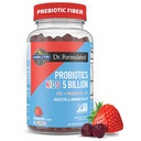 Giardino della vita Dr Formulato 5 miliardi di CFU Prebiotici Fibra, Probiotico e Vitamina D3 Gummies per bambini Digestivo & Salute Immune – senza glutine, Non OGM, Senza zuccheri aggiunti, aroma di fragola, 60 Gummies