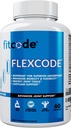 Fitcode Flexcode Ultra Premium Joint Support, Glucosamine, Turmerico, MSM, Condroitina, Acido Ialuronico, Senza Glutine, Per Uomini e Donne (30 Serve)