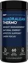 RSP Nutrition QuadraLean Thermogenic Fat Burner per gli uomini e le donne, supplemento di perdita di peso, Crash-Free Energy, Metabolism Booster & Appetite Suppressant, Pillole di dieta, 60 Serv (Packaging May Vary)