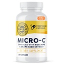 Vimergy Micro-C® Vitamin C Capsule – 500 mg per capsula, Supporta la salute immunitaria*, Promuove la produzione di collagene, Supporta le ossa sane*, Kosher, Vegan & Gluten-Free, Regolari Dimensioni 180 Capsule