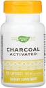 Natures Way attivato Charcoal Intestinal Cleanser Capsule, 260 mg - 100 per confezione - 3 confezioni per case.3