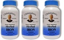 Formula originale di Christopher formula di ferro di erbe, supporto di ferro naturale, 450 mg, 100 capsule vegetariane