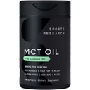 Ricerca sportiva Keto MCT olio pillole da olio di cocco | Keto carburante per il cervello e il corpo - non OGM verificato, Soy & Gluten Liquid Softgels gratuito (240 conte)