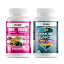GreeNatr Herbal Menopause Complesso di supporto per Flash Caldi, Maglioni Notturni, Mood Swings Relief Plus Il nostro 7 in 1 Supporto Immune con Quercetin, Echinacea, Sambucus Elderberry e Ginger