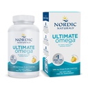 Nordic Naturals Ultimate Omega, Limone Flavor - 120 Gel Morbidi - 1280 mg Omega-3 - Integratore di olio di pesce ad alta potenza con EPA & DHA - promuove la salute del cervello e del cuore - Non-GMO - 60 Serve
