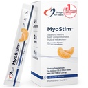 Progetti per la salute MyoStim - HMB + Collagen Peptides Polvere con L-Leucina + Creatina per sostenere l'invecchiamento sano - Può aiutare ad attenuare la perdita del muscolo di età-relata - Clementine-Flavored Drink (14 Stick Packs)