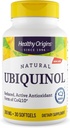 Origine sana Ubiquinol (Forma attiva di CoQ10), 300 mg - Integratori Ubiquinol per la salute del cuore e il supporto antiossidante - Integratore senza glutine e non OGM - 30 Softgels