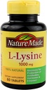 Natura Fatto Extra Forza L-Lysine 1000 mg Compresse, 60 Conte per Proteine Sintesi (Pack of 3)