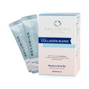 Miscela della bevanda della polvere del collagene marino - Peptide del collagene con Glutathione, Tè verde, CoQ10, & Acido ialuronico Promuove la pelle di glowing - 10 Sachet della polvere - Aroma di mirtillo