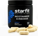 STARFIT - Nicotinamide D-Riboside, Booster NAD+, Energy & Focus Supplement, Supporto cellulare antiinvecchiamento, 90 capsule