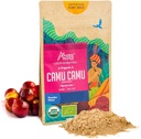 Andes Camu polvere di frutta Camu (Myrciaria dubia) - Ricco di vitamina C & acido ascorbico - Immunostimolant & Mantenere l'attività cerebrale - Non OGM, Vegan