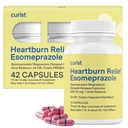 Curist Esomeprazole 20mg Capsule Delayed-Release - Acid Reflux Medicine for Heartburn Relief - 42 Count Capsules - Acid Reflux Relief