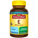 Vitamina E 180 mg (400 IU) dl-Alpha Softgels, 180 conta per il supporto antiossidante