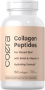 Horbäach Collagen Peptide Pills | 150 Softgel Capsules | per pelle vibrante | Biotin & Vitamina C | Grass Fed, Non OGM, Gluten Free Supplement | Coera