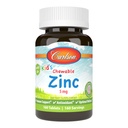 Carlson - Zinco masticabile per bambini, 5 mg, Supporto sanitario, Natural Mixed Berry Flavor, 160 compresse