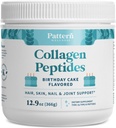Modello Wellness Collagen Peptides Powder (Tipo I & III) - Hair, Nails, Skin and Joint Health - Grass Fed & Pasture Raised - Collagen idrolizzato, Non-GMO, Dairy Free, & Keto - Torta di compleanno (13 Oz)