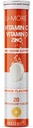 U-MORE Vitamina C 1000mg & Zinc + Vitamina D, 20 compresse effervescenti, Aroma arancione, Integratore di supporto immunitario, Dissolvere veloce, Boosts Immune System, Supporta pelle sana, capelli e unghie