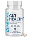 Revive MD Gut Salute Integratori per Uomini e Donne - Daily Gut Repair & Digestive Health Support Formula con Thyme, Oregano & Milk Thistle - Vegan-Friendly, Gluten-Free - 60 Capsule Vegetariani
