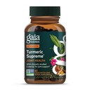 Gaia Herbs Turmeric Supreme Joint Health - Joint Support Supplement - con Quercetin, Black Pepper, Boswellia, Ginger Root, Curcuminoids, & More - 60 Liquid Phyto-Capsules (15-Day Supply)