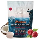 TruWild Motion Tutti Natural Pre Workout Polvere Bere miscela per gli uomini e le donne con nessun Jitters o Crash, Tutta la pianta alimentare basata Vegan, Organic con elettroliti + BioPerine, 20 Servings (Coconut Raspberry)