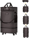 Valigie con ruote Expandable Bag Bag Bag Custodia pieghevole con 4 Ruote Universali caso di viaggio pieghevole ()