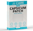 JJ CARE Capsicum Patch (40 PCS), 4.7" x 7.1" Soothing Capsaicin Patch, Capsicum Patches per Neck, Spalla, Muscolo Soreness- 8 ore di sollievo