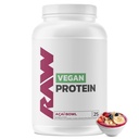 Polvere proteica vegana RAW, Acai Bowl - 20g di polvere proteica basata sulle piante e fortificata con vitamine per la crescita del muscolo e il recupero - Low-Fat, Carb basso, naturalmente aromatizzato & addolcito - 25 Serve