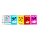 RUN GUM Variety PackEnergy Chewing Gum 50mg Caffeine Taurine & B-Vitamins Per Piece, 24 Pezzi (Pack of 12) Sugar Free, Zero Calorie, No Aspartame, and Gluten Free