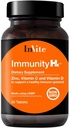 Invite Health Immunity HxTM - Supporta un sistema immunitario sano - 500 mg di vitamina C, 50 mcg (2000 IU) di vitamina D3 e 30 mg di zinco - 30 compresse (2-Pack)