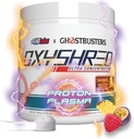 EHP Labs x Ghostbusters OxyShred Pre Workout Powder & Shredding Supplement - Preworkout Powder with Acetyl L Carnitina, Energy Boost Drink - Proton Plasma, 60 Servings
