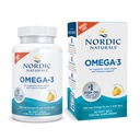 Nordic Naturals Omega-3, Limone Flavor - 90 Gel Morbidi - 690 mg Omega-3 - Olio di Pesce - EPA & DHA - Supporto Immune, Cervello e Salute Del Cuore, Benessere ottimale - Non-GMO - 45 Serve