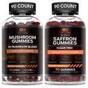 EFFETTIVO NUTRA Mushroom Gummies & Saffron Gummies