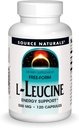 Fonte Naturals L-Leucina, 500mg, 120 capsule