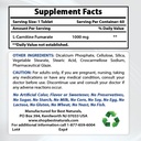 I migliori naturali L-Carnitina 1000mg & L-Glutamina 1000mg